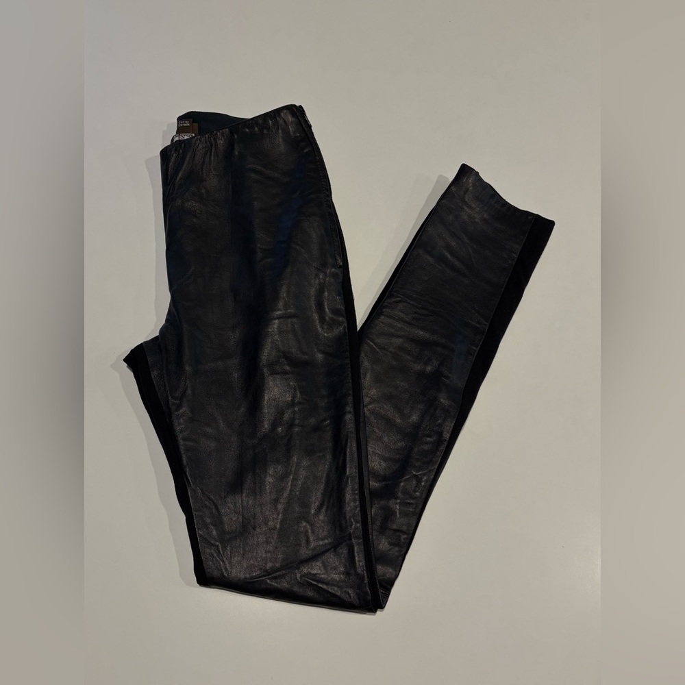 Danier Italian Leather Leggings | Black | Size 4